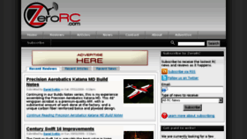 What Zerorc.com website looked like in 2018 (6 years ago)