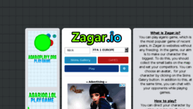 What Zagar.io website looked like in 2018 (6 years ago)