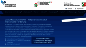 What Zukunftsschulen-nrw.de website looked like in 2018 (6 years ago)