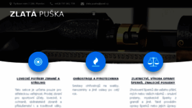What Zlata-puska.cz website looked like in 2018 (5 years ago)