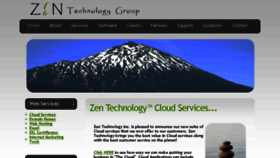 What Zentg.com website looked like in 2018 (6 years ago)