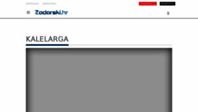 What Zadarski.hr website looked like in 2018 (5 years ago)