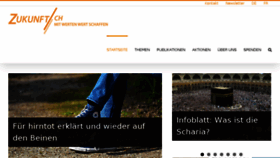 What Zukunft-ch.ch website looked like in 2018 (5 years ago)
