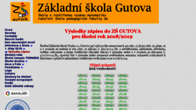 What Zsgutova.cz website looked like in 2018 (5 years ago)