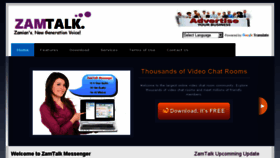 What Zamtalk.com website looked like in 2018 (5 years ago)
