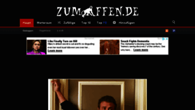 What Zumaffen.de website looked like in 2018 (5 years ago)