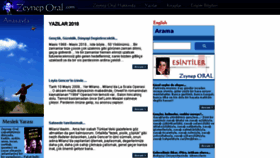 What Zeyneporal.com website looked like in 2018 (5 years ago)