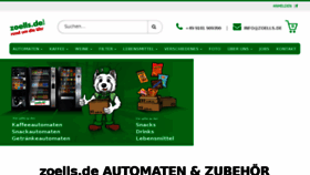 What Zoells.de website looked like in 2018 (5 years ago)