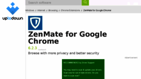 What Zenmate-for-google-chrome.en.uptodown.com website looked like in 2018 (6 years ago)