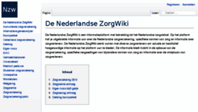 What Zorgverzekering.info website looked like in 2018 (6 years ago)