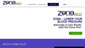 What Zona.com website looked like in 2018 (5 years ago)
