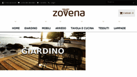 What Zovena.it website looked like in 2018 (5 years ago)