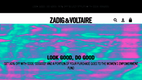 What Zadigetvoltaire.com website looked like in 2018 (5 years ago)
