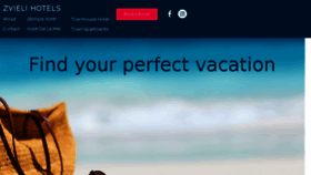 What Zvielihotels.com website looked like in 2018 (6 years ago)