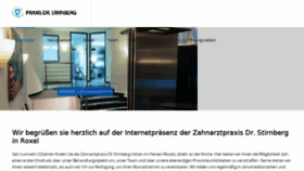 What Zahnaerzte-muenster.de website looked like in 2018 (5 years ago)