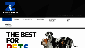 What Zeiglersdist.com website looked like in 2018 (5 years ago)