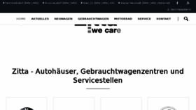 What Zitta.at website looked like in 2018 (5 years ago)