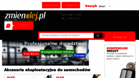 What Zmienolej.pl website looked like in 2018 (5 years ago)