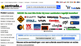 What Zentrada.nl website looked like in 2018 (5 years ago)