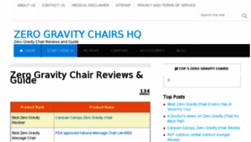 What Zerogravitychairshq.com website looked like in 2018 (5 years ago)