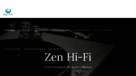 What Zen-hifi.com website looked like in 2018 (5 years ago)
