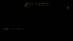 What Zoltandavid.com website looked like in 2018 (5 years ago)