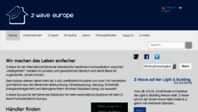 What Zwaveeurope.com website looked like in 2018 (5 years ago)