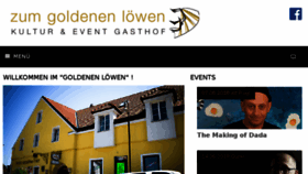 What Zumgoldenenloewen.at website looked like in 2018 (5 years ago)