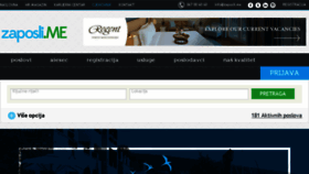 What Zaposli.me website looked like in 2018 (7 years ago)