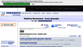 What Zarzadca.eu website looked like in 2018 (5 years ago)
