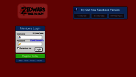 What Zedwars.com website looked like in 2018 (5 years ago)