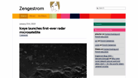 What Zengestrom.com website looked like in 2018 (5 years ago)