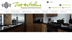 What Zestkitchens.com website looked like in 2018 (5 years ago)