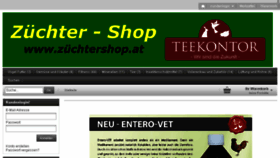 What Zuechtershop.at website looked like in 2018 (8 years ago)