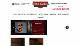 What Zerbinifaidate.com website looked like in 2018 (5 years ago)