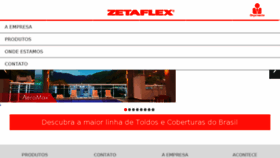 What Zetaflex.com.br website looked like in 2018 (5 years ago)