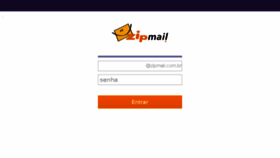 What Zipmail.com.br website looked like in 2018 (5 years ago)