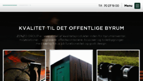 What Zenzo.dk website looked like in 2018 (5 years ago)