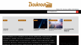 What Zkouknoutfilm.cz website looked like in 2018 (5 years ago)
