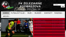 What Zpfutbal.sk website looked like in 2018 (5 years ago)