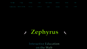 What Zephyrus.co.uk website looked like in 2018 (5 years ago)