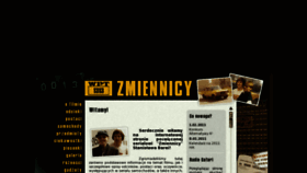 What Zmiennicy.com website looked like in 2018 (5 years ago)