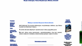 What Zdrowamuzyka.pl website looked like in 2018 (5 years ago)