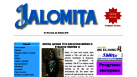 What Ziarulialomita.ro website looked like in 2018 (5 years ago)