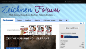 What Zeichnen-forum.de website looked like in 2018 (5 years ago)
