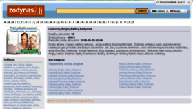 What Zodynas2.lt website looked like in 2018 (5 years ago)