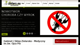 What Zielarz.eu website looked like in 2018 (5 years ago)