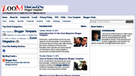 What Zoom-magazine.blogspot.com website looked like in 2018 (5 years ago)
