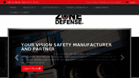 What Zonedefensetruck.com website looked like in 2018 (5 years ago)