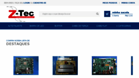 What Zteceletronica.com.br website looked like in 2018 (5 years ago)